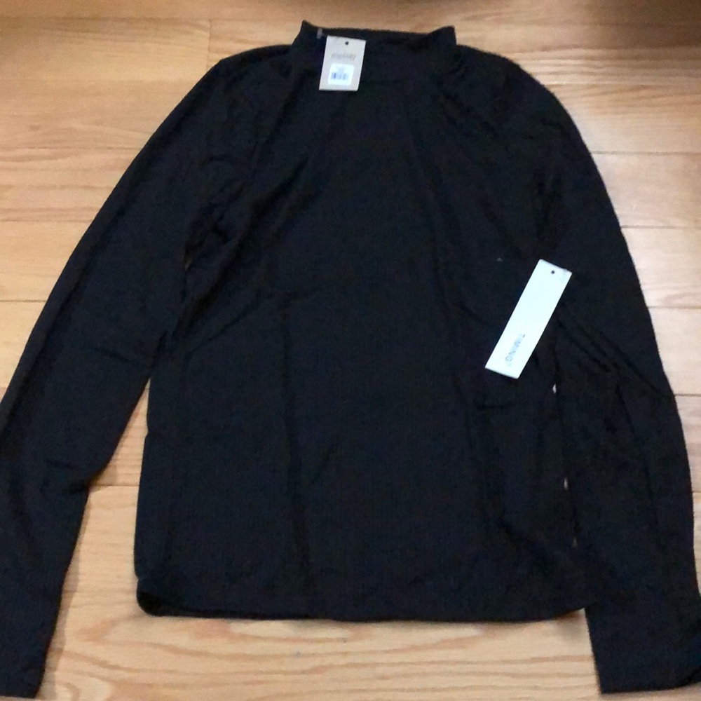 NWT Black mock neck